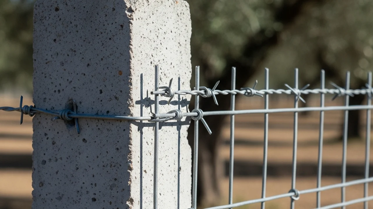 Beton Direkli Çitler uygulama detayi