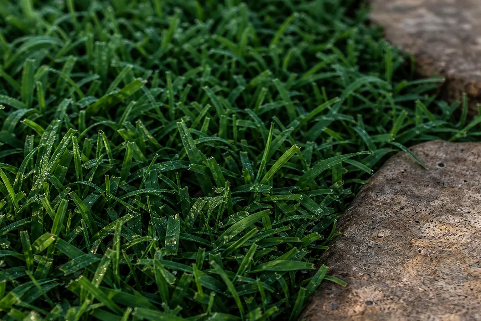 Havuz çevresinde paspalum hazır çim kenar bitişi